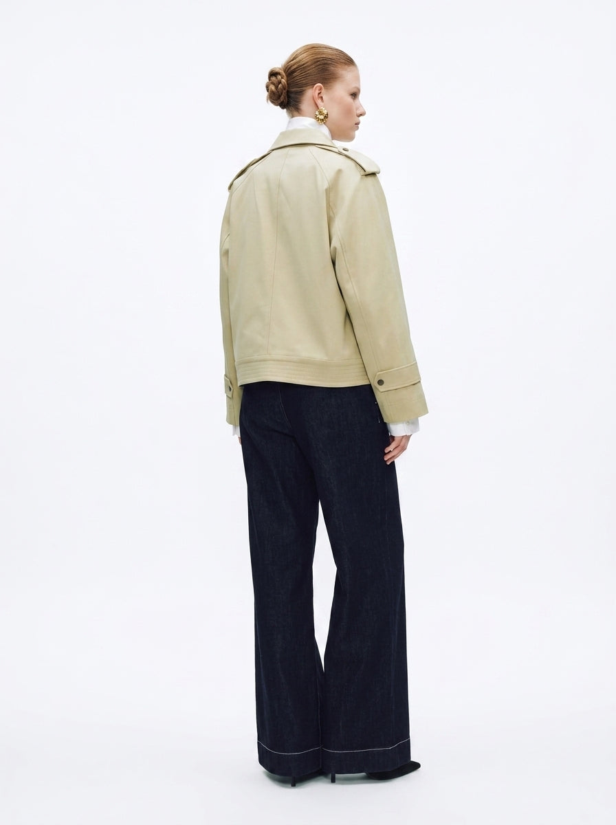 Minimal Trench Fit Jacket