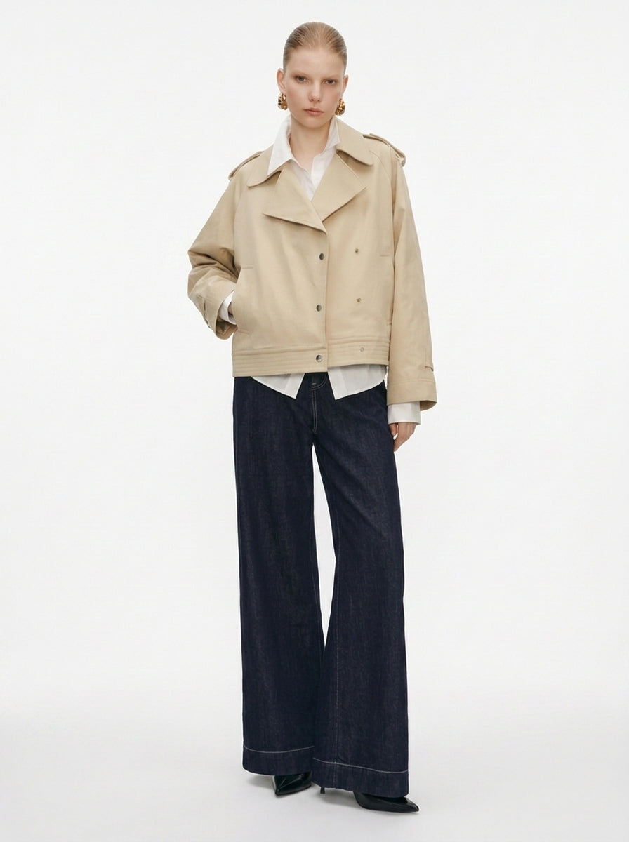 Minimal Trench Fit Jacket