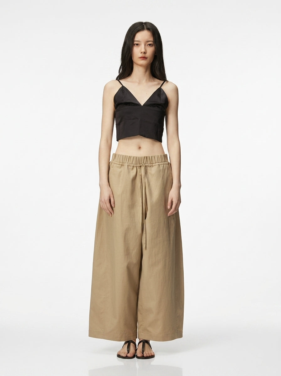 Wide Leg High Waisted Summer Pants