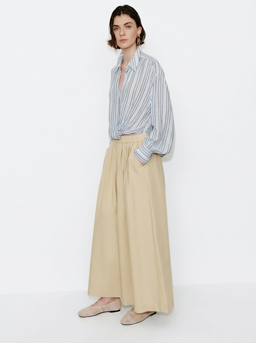 Wide-Leg Relaxed Pants