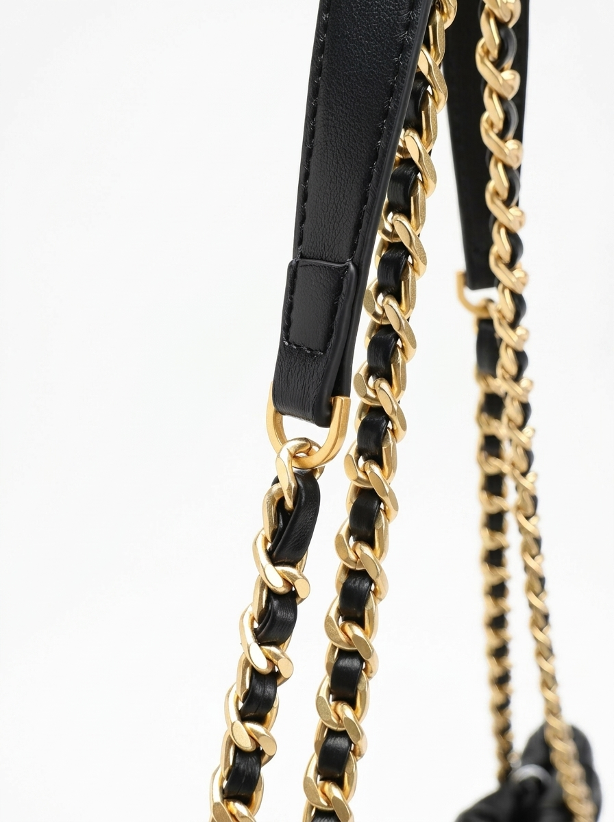 Black Quilted Ruched Cloud Shoulder Bag