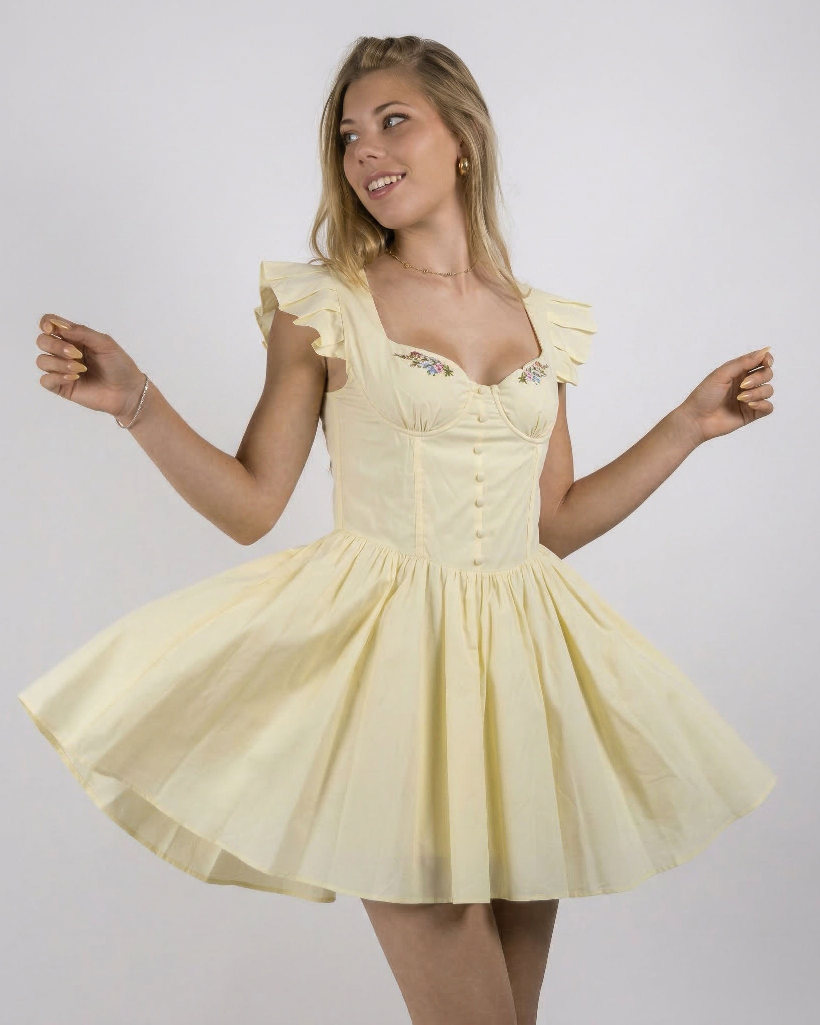 Daisy Bloom Corset Dress