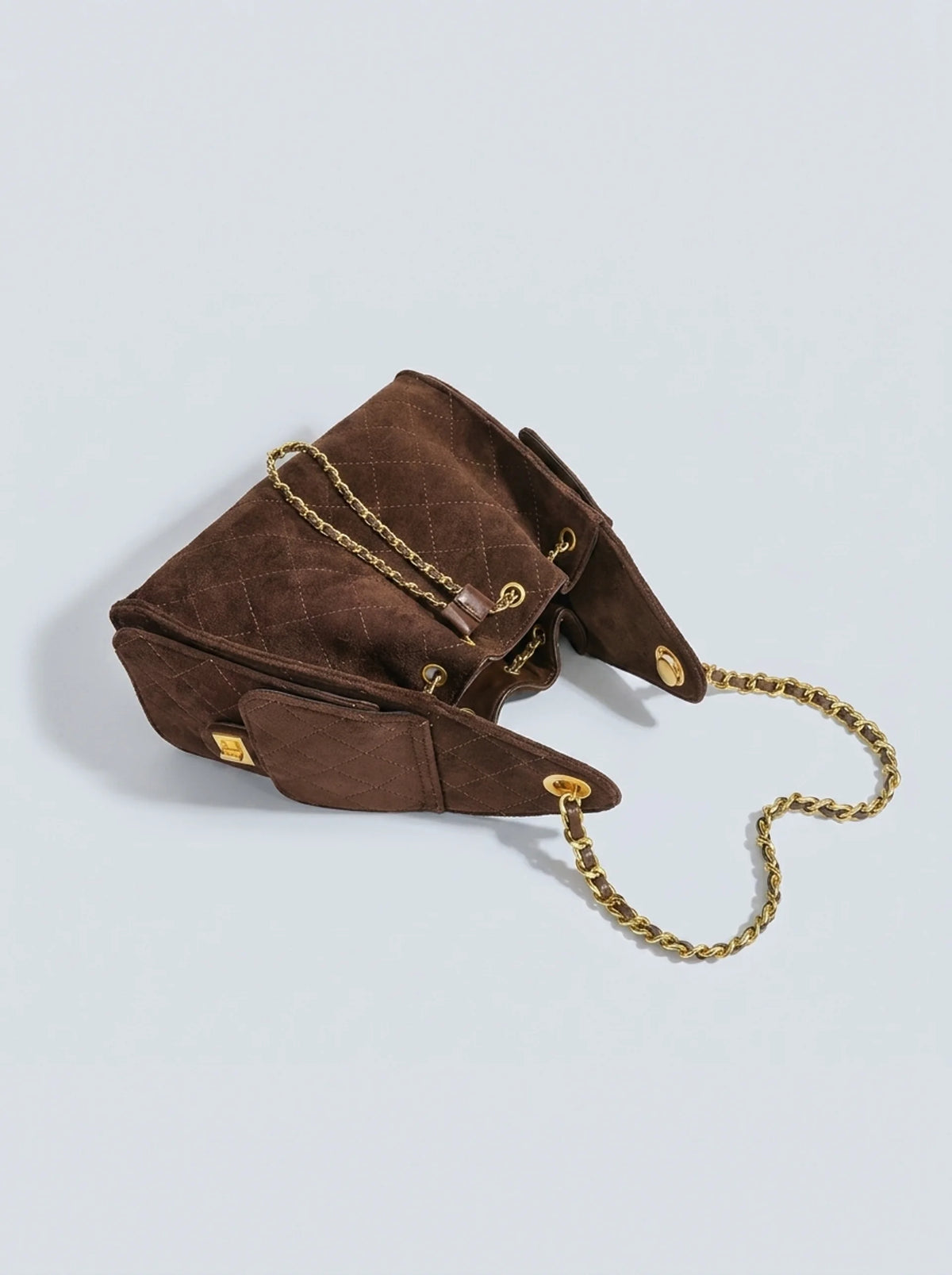 Joyce Braided Strap Shoulder Bag — side view