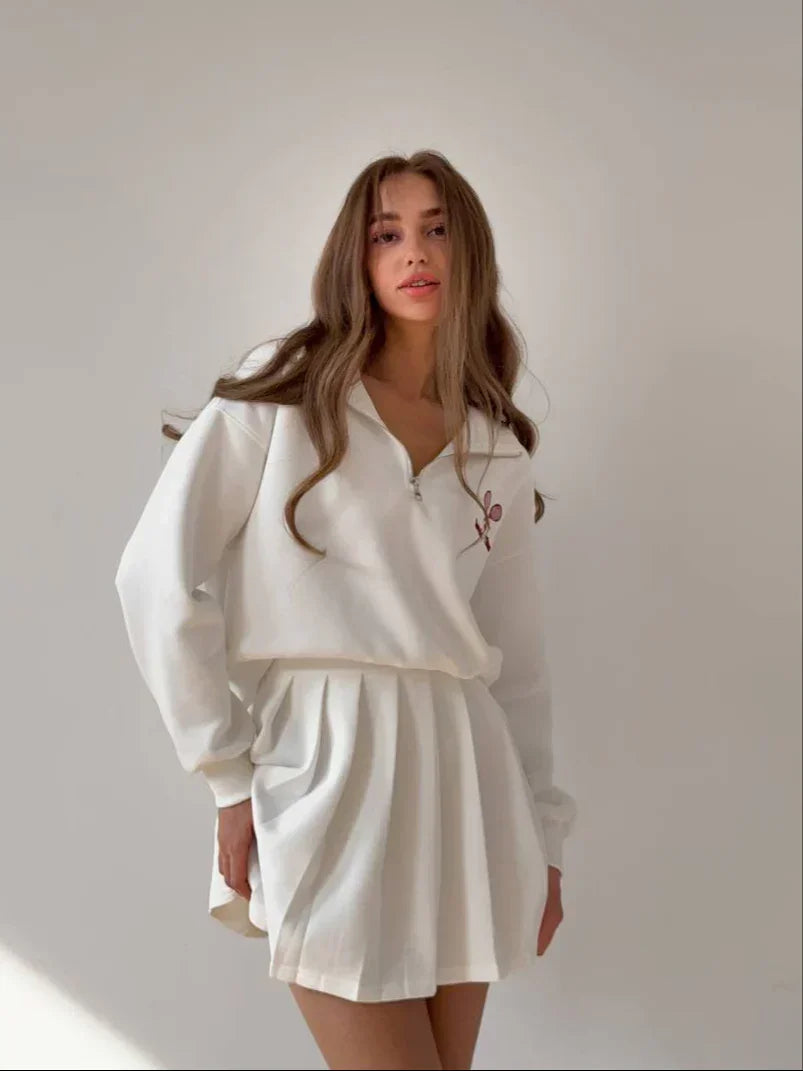 Embroidered Tennis Club Set