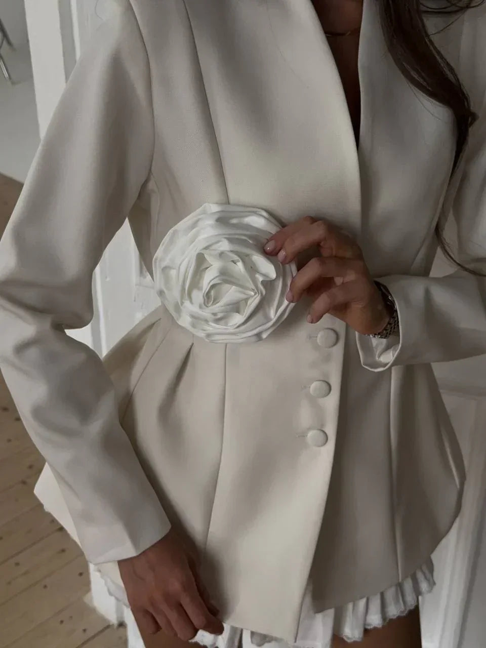 Satin Flower Jacket
