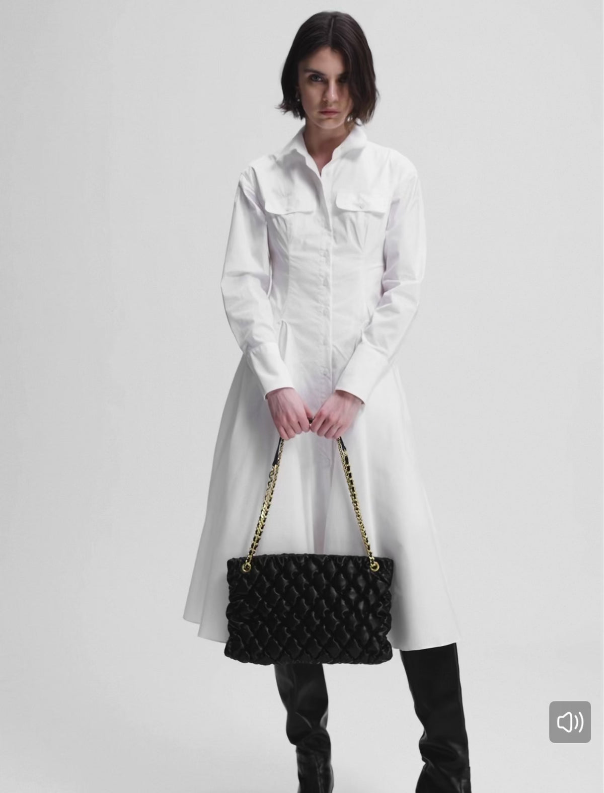 Romy Cloud Quilted Shoulder Bag